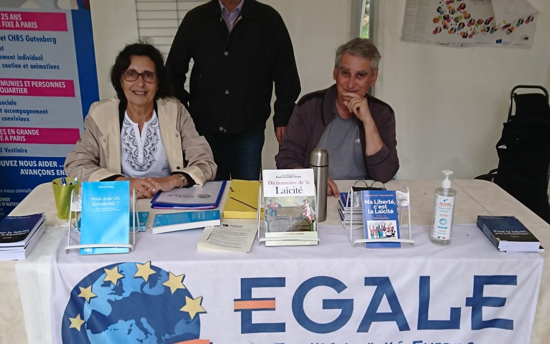 EGALE a participé au forum des associations du 15e arrondissement de Paris