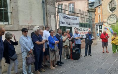 Manifestation antiraciste à Rodez