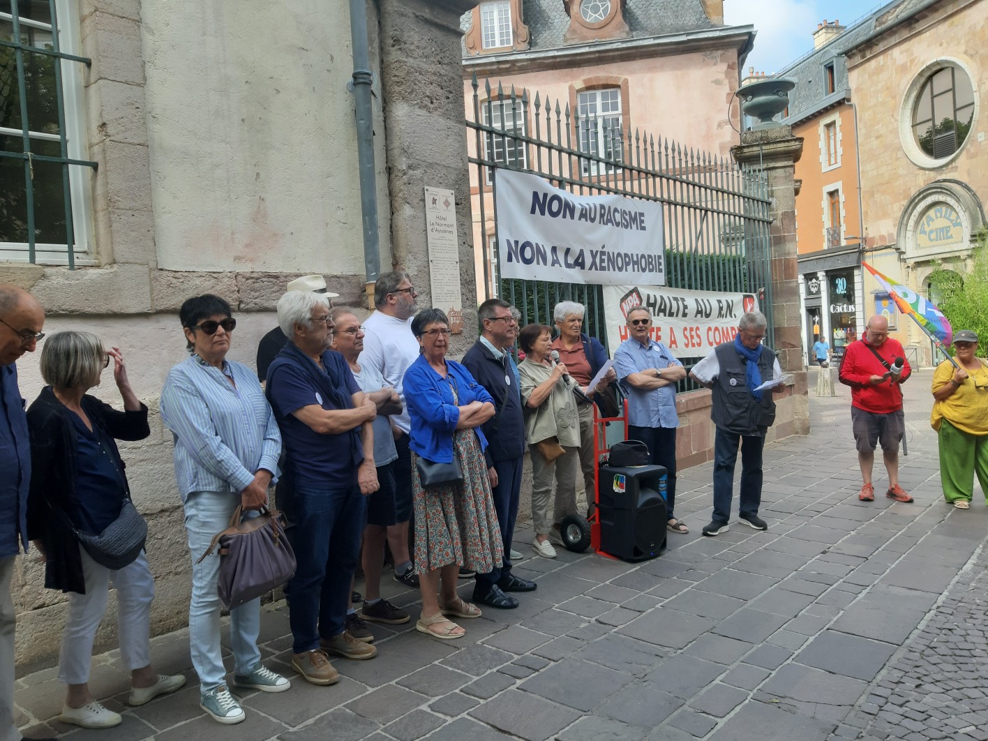 Manifestation antiraciste à Rodez